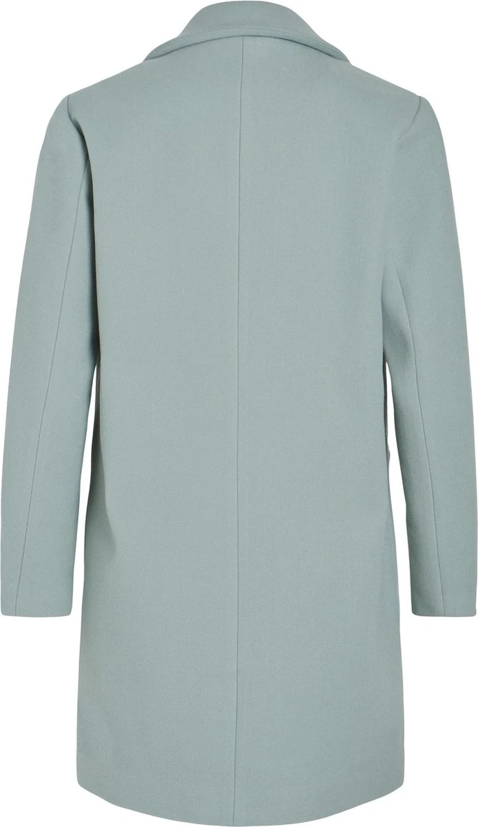 Vila VIPOKO L/S COAT Dames Jas Green Milieu - Maat 38 4 Vila VIPOKO L/S COAT Dames Jas Green Milieu - Maat 38 - Afbeelding 2
