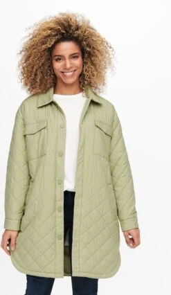 ONLY ONLNEWTANZIA LONG QUILT SHACKET OTW Dames Jas - Maat S -ONLY Winkel 695x1200 1
