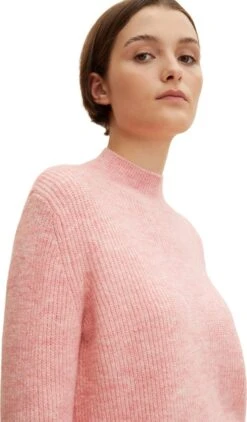 TOM TAILOR Cosy Mock Neck Pullover Dames Trui - Maat L -ONLY Winkel 703x1200 1
