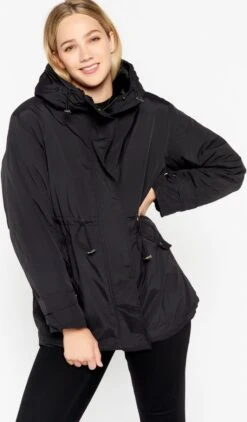 LOLALIZA Parka Met Capuchon - Zwart - Maat S -ONLY Winkel 703x1200 2