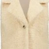 TwoDay Dames Teddy Gilet Beige - Maat L