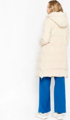 LOLALIZA Lange Gewatteerde Jas Met Capuchon - Beige - Maat M -ONLY Winkel 705x1200 7