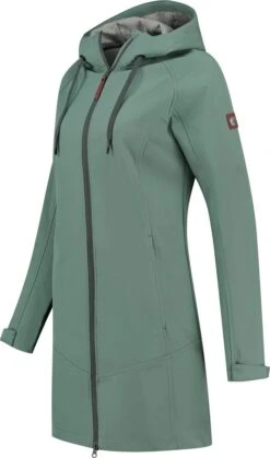 Travelin' Jack Sunniva Halflange Damesjas Winddicht En Waterafstotend - Groen - Maat 44 -ONLY Winkel 707x1200 5