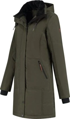 Travelin' Jack Ylva Damesjas Gevoerde Parka - Teddy Voering - Winddicht - Groen - Maat 38 -ONLY Winkel 711x1200 9