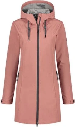 Kjelvik Dahlia Pink Softshell Parka Jas 42
