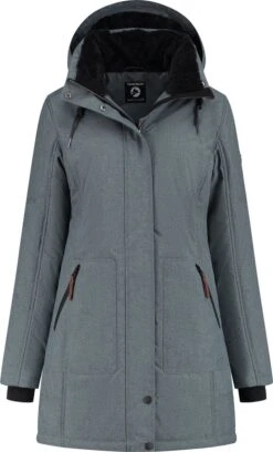 Travelin' Jack Ylva Damesjas Gevoerde Parka - Teddy Voering - Winddicht - Blauw - Maat 42 -ONLY Winkel 726x1200 5