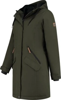 Travelin' Jack Freia Waterdichte Damesjas - Parka Groen - Maat 42 -ONLY Winkel 732x1200 3