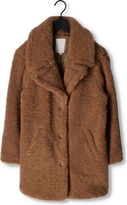 Notre-V Teddy Coat Short Jassen Dames - Winterjas - Camel - Maat M -ONLY Winkel 741x1200 4