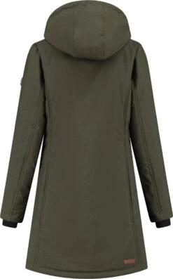 Travelin' Jack Ylva Damesjas Gevoerde Parka - Teddy Voering - Winddicht - Groen - Maat 38 -ONLY Winkel 747x1200 2