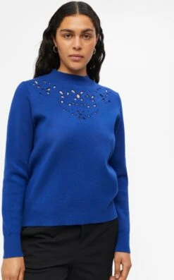 OBJECT OBJREYNARD L/S HIGH KNIT PULLOVER 124 .C Dames Trui - Maat S -ONLY Winkel 747x1200