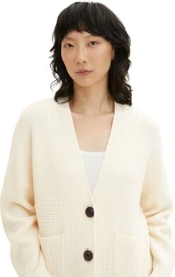 TOM TAILOR Knit Short Cardigan Dames Vest - Maat XXL -ONLY Winkel 761x1200