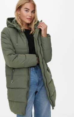ONLY ONLDOLLY LONG PUFFER COAT OTW Dames Jas - Maat S -ONLY Winkel 761x1200 3