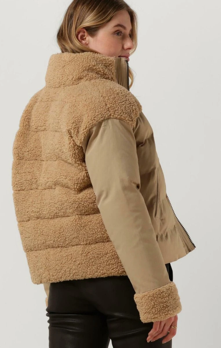 Moscow Porgunnu Jassen Dames - Winterjas - Camel - Maat L 4 Moscow Porgunnu Jassen Dames - Winterjas - Camel - Maat L - Afbeelding 2