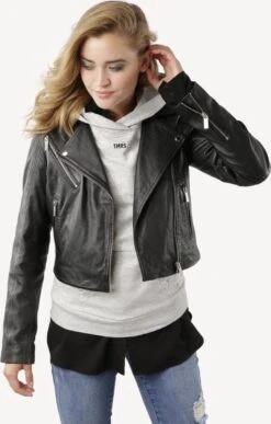 Dames Jas - Leren Jack - Echt Leer - Tamaris - Verkort Model - Schaapsleer - Lamsnappa - Maat 40 21 Dames Jas - Leren Jack - Echt Leer - Tamaris - Verkort Model - Schaapsleer - Lamsnappa - Maat 40 -ONLY Winkel 765x1200 3