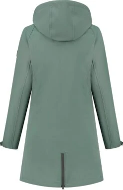 Travelin' Jack Sunniva Halflange Damesjas Winddicht En Waterafstotend - Groen - Maat 44 -ONLY Winkel 774x1200 6