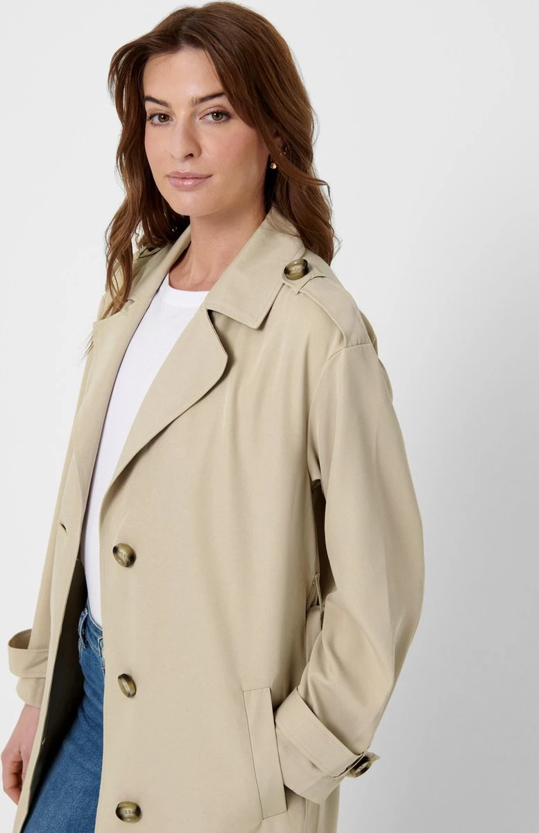 ONLY ONLLINE X-LONG TRENCHCOAT OTW NOOS Dames Trenchcoat - Maat S 7 ONLY ONLLINE X-LONG TRENCHCOAT OTW NOOS Dames Trenchcoat - Maat S - Afbeelding 5
