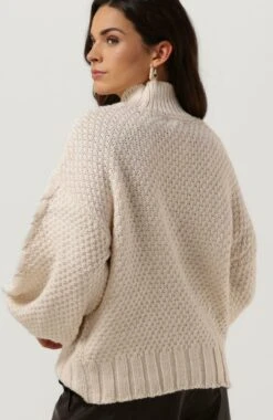 Object Alison Knit L/s Pullover Truien & Vesten Dames - Sweater - Hoodie - Vest- Beige - Maat L -ONLY Winkel 781x1200 15