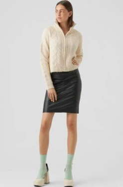 VERO MODA VMALBA LS ZIP CARDIGAN GA BOO Dames Vest - Maat L -ONLY Winkel 791x1200 6