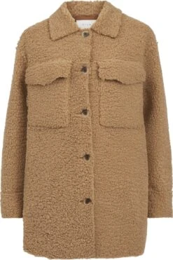 Vila Dahy Teddy Jacket Dames Jas - Maat 38