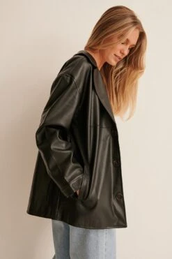 NA-KD Short PU Jacket Dames Jas - Maat 36 -ONLY Winkel 798x1200 25