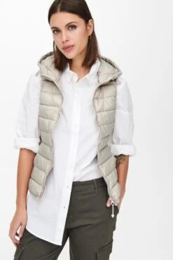 ONLY ONLNEWTAHOE HOOD WAISTCOAT OTW NOOS Dames Gilet - Maat XL -ONLY Winkel 799x1200 25