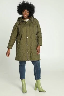 Paprika Halflange, Gewatteerde Donsjas Met Rits En Kap (waterproof) -ONLY Winkel 799x1200 47