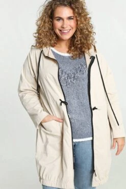 Paprika Effen Parka Met Kap Effen Parka Met Kap