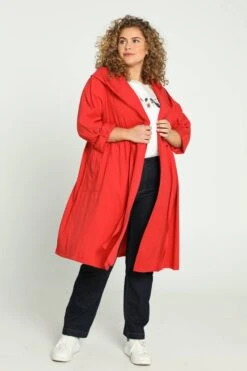 Paprika Lange, Lichte Trenchcoat Met Kap En Knopen -ONLY Winkel 799x1200 72