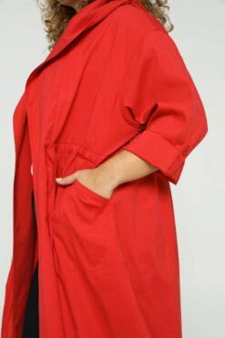 Paprika Lange, Lichte Trenchcoat Met Kap En Knopen -ONLY Winkel 799x1200 73