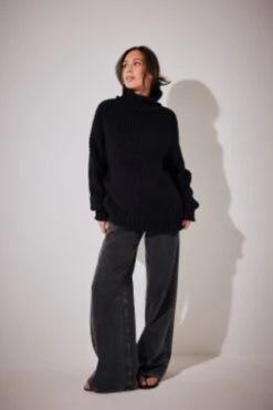 NA-KD Heavy Knitted Oversized Sweater Dames Trui - Maat S/M -ONLY Winkel 799x1200 83