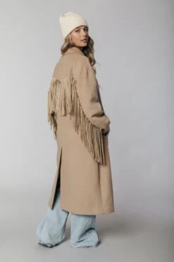 Colourful Rebel Koko Wool Fringe Coat - M -ONLY Winkel 800x1200 1016