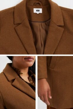 WE Fashion Dames Wolmix Jas - Curve 19 WE Fashion Dames Wolmix Jas - Curve -ONLY Winkel 800x1200 1038