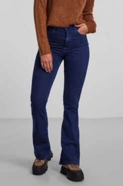 PIECES PCPEGGY FLARED HW JEANS DB NOOS BC Dames Jeans - Maat S -ONLY Winkel 800x1200 1107