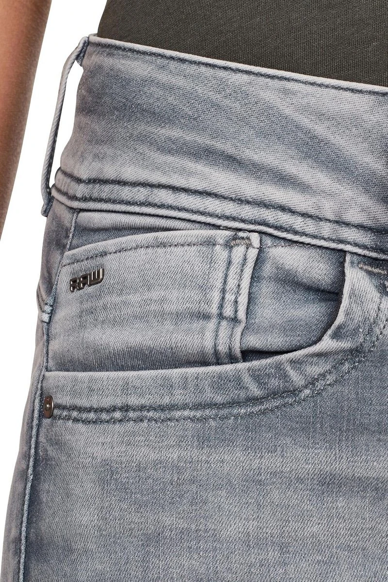 G-Star RAW Jeans Lynn Mid Waist Skinny Jeans D06746 9882 B336 Faded Industrial Grey Dames Maat - W33 X L32 8 G-Star RAW Jeans Lynn Mid Waist Skinny Jeans D06746 9882 B336 Faded Industrial Grey Dames Maat - W33 X L32 - Afbeelding 6