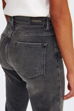 Only Jeans Onlemily Stretch Hw St Ank Cro614 N 15259634 Dark Grey Denim Dames Maat - W26 X L34 -ONLY Winkel 800x1200 1259