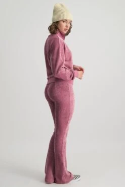 Colourful Rebel Jolie Rib Broek Roze Dames - Wijduitlopende Fit - Polyester - XS -ONLY Winkel 800x1200 1308