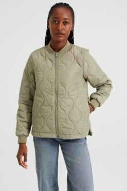 WE Fashion Dames Bomberjack Met Gestikt Dessin