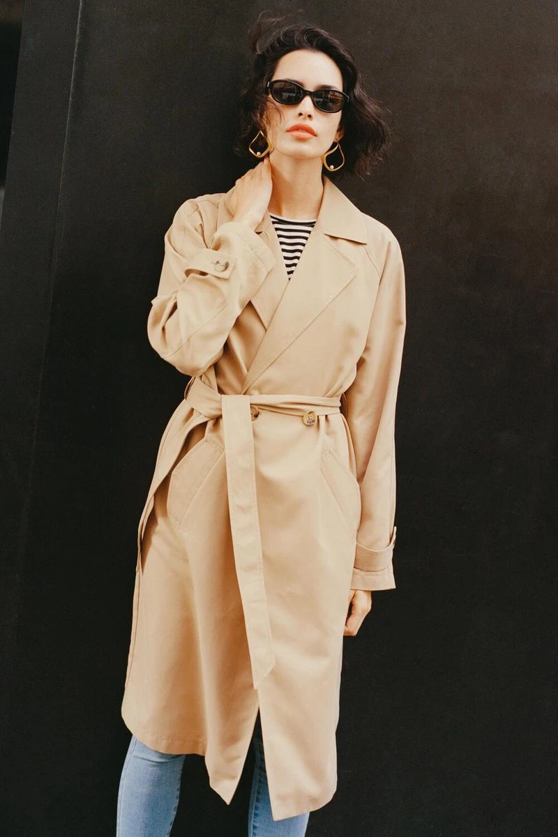 Vero Moda Jas Vmchloe Long Trenchcoat Boos 10278917 Silver Mink Dames Maat - XL 7 Vero Moda Jas Vmchloe Long Trenchcoat Boos 10278917 Silver Mink Dames Maat - XL - Afbeelding 5