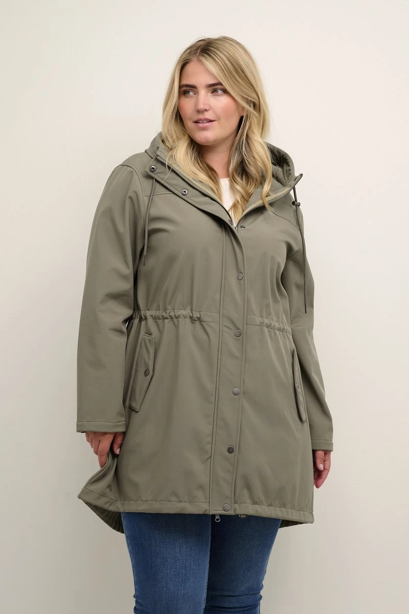 Kaffe Curve KCtappa Coat Dames Jas - Maat 48 7 Kaffe Curve KCtappa Coat Dames Jas - Maat 48 - Afbeelding 5