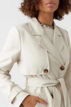 Vero Moda Jas Vmceleste Ss23 Trench Coat 10278714 Oatmeal Dames Maat - S -ONLY Winkel 800x1200 199