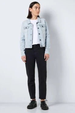 NOISY MAY NMDEBRA L/S DENIM JACKET LB NOOS Dames Jas - Maat M -ONLY Winkel 800x1200 224