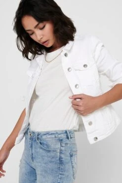 ONLY ONLTIA DNM JACKET COL PIM NOOS Dames Jas - Maat 38 -ONLY Winkel 800x1200