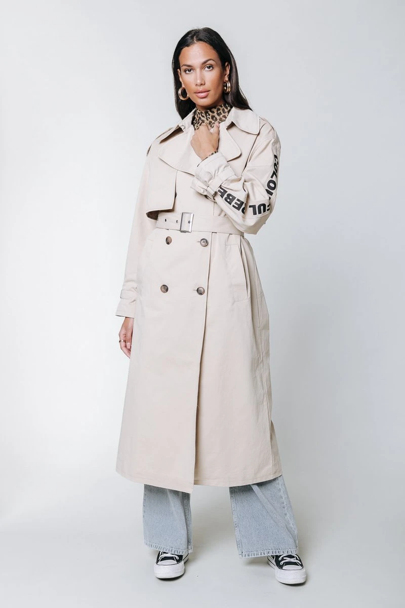 Colourful Rebel Kaia Trench Coat - Maat XXL 3 Colourful Rebel Kaia Trench Coat - Maat XXL