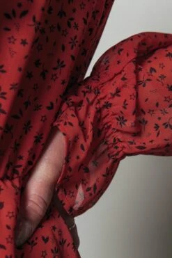 Colourful Rebel Penny Ditzy Floral Jurk Oranje Dames - Wijduitlopende Fit - Polyester - XS -ONLY Winkel 800x1200 386