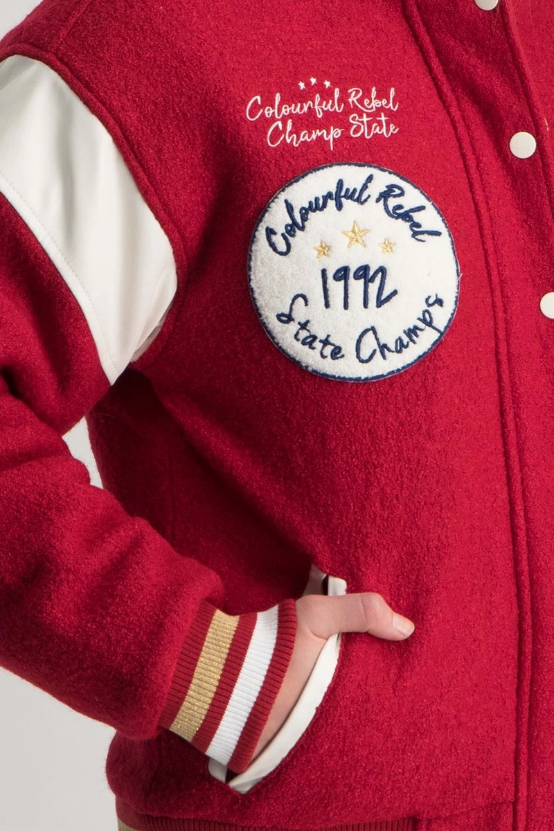 Colourful Rebel Sen Bomber Jacket - L 6 Colourful Rebel Sen Bomber Jacket - L - Afbeelding 4