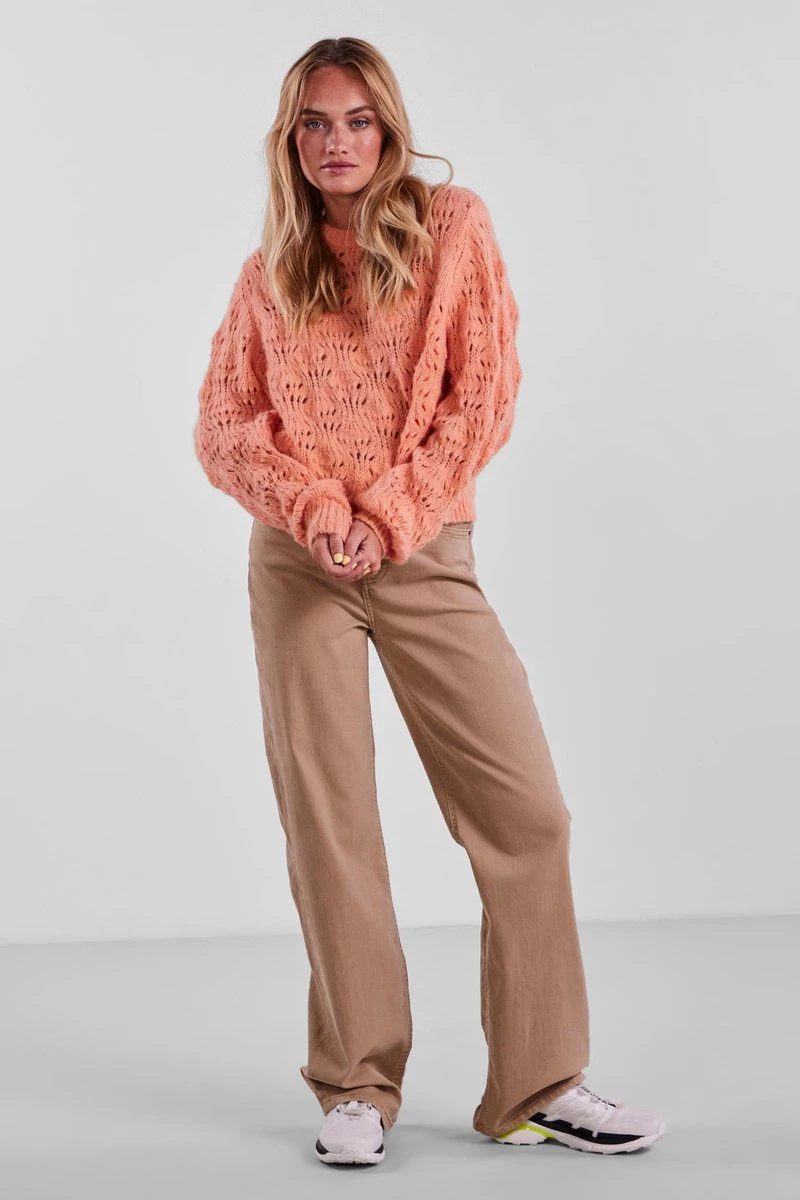 PIECES PCNANCY LS O-NECK KNIT PB BC Dames Trui - Maat XS 7 PIECES PCNANCY LS O-NECK KNIT PB BC Dames Trui - Maat XS - Afbeelding 5