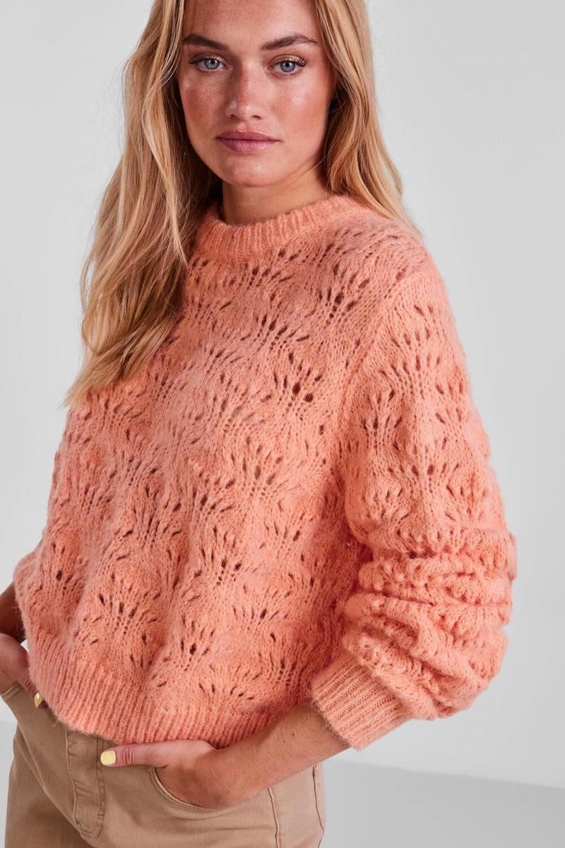 PIECES PCNANCY LS O-NECK KNIT PB BC Dames Trui - Maat XS 9 PIECES PCNANCY LS O-NECK KNIT PB BC Dames Trui - Maat XS - Afbeelding 7