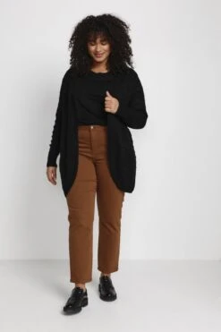 Kaffe Curve KCemana Knit Cardigan Dames Trui - Maat L -ONLY Winkel 800x1200 475