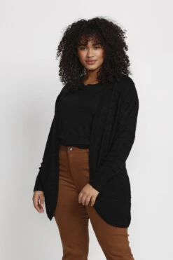 Kaffe Curve KCemana Knit Cardigan Dames Trui - Maat L -ONLY Winkel 800x1200 478