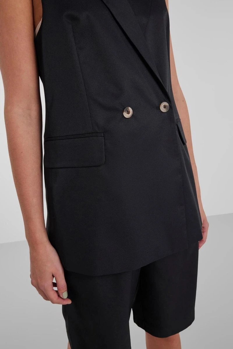 PIECES PCTALLY BLAZER VEST NOOS Dames Gilet - Maat S 6 PIECES PCTALLY BLAZER VEST NOOS Dames Gilet - Maat S - Afbeelding 4